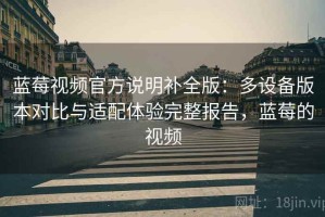 蓝莓视频官方说明补全版：多设备版本对比与适配体验完整报告，蓝莓的视频