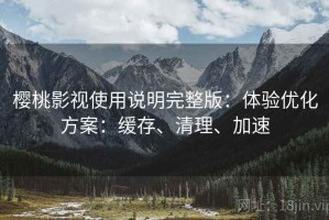 樱桃影视使用说明完整版：体验优化方案：缓存、清理、加速