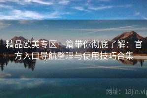 精品欧美专区一篇带你彻底了解：官方入口导航整理与使用技巧合集