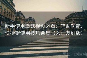 新手使用蘑菇视频必看：辅助功能、快捷键使用技巧合集（入门友好版）