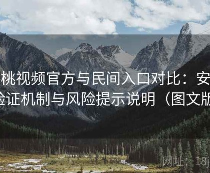 蜜桃视频官方与民间入口对比：安全验证机制与风险提示说明（图文版）