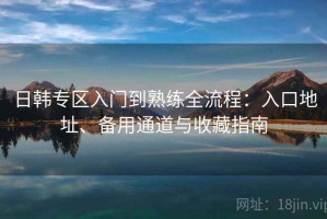 日韩专区入门到熟练全流程：入口地址、备用通道与收藏指南