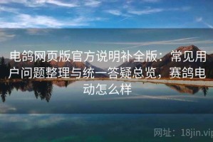 电鸽网页版官方说明补全版：常见用户问题整理与统一答疑总览，赛鸽电动怎么样