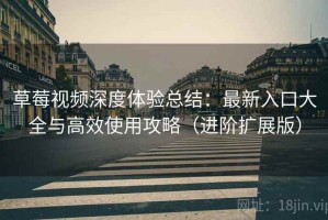 草莓视频深度体验总结：最新入口大全与高效使用攻略（进阶扩展版）