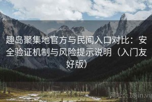 趣岛聚集地官方与民间入口对比：安全验证机制与风险提示说明（入门友好版）