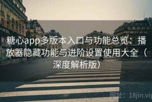 糖心app多版本入口与功能总览：播放器隐藏功能与进阶设置使用大全（深度解析版）