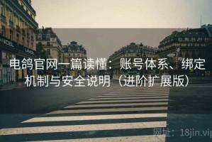 电鸽官网一篇读懂：账号体系、绑定机制与安全说明（进阶扩展版）