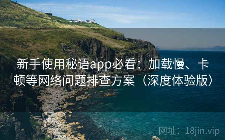 新手使用秘语app必看：加载慢、卡顿等网络问题排查方案（深度体验版）