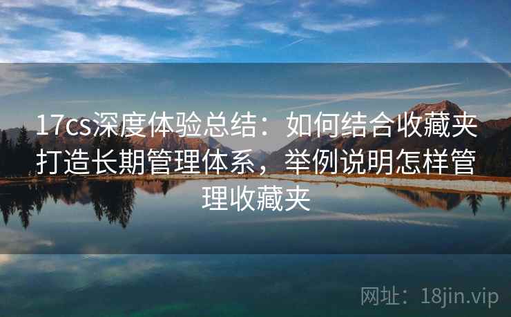 17cs深度体验总结：如何结合收藏夹打造长期管理体系，举例说明怎样管理收藏夹