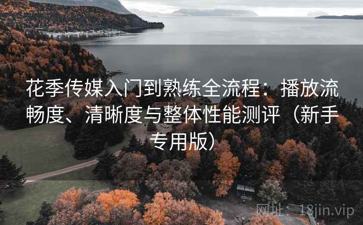 花季传媒入门到熟练全流程:播放流畅度、清晰度与整体性能测评(新手专用版) 花季传媒入门到熟练全流程:播放流畅度、清晰度与整体性能测评(新手专用版)