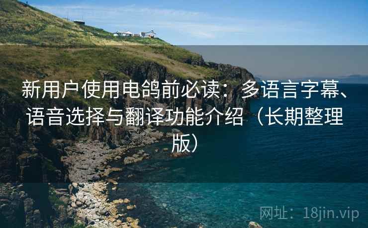 新用户使用电鸽前必读:多语言字幕、语音选择与翻译功能介绍(长期整理版) 新用户使用电鸽前必读:多语言字幕、语音选择与翻译功能介绍(长期整理版)