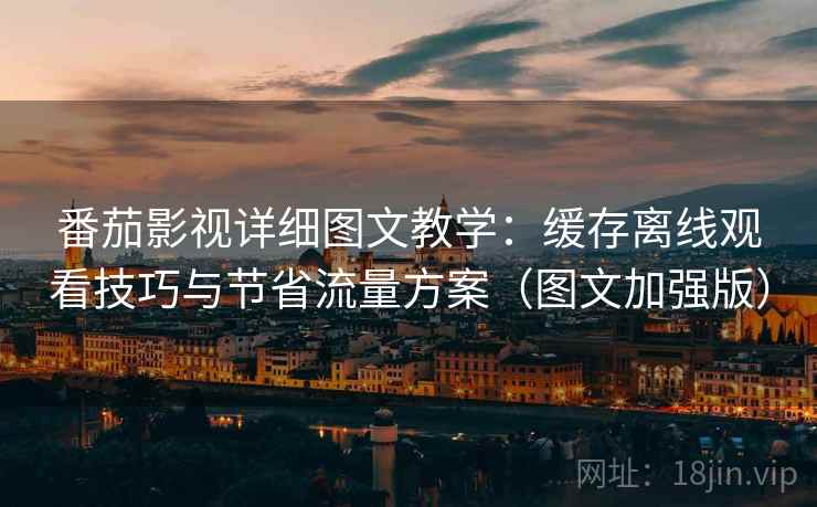 番茄影视详细图文教学:缓存离线观看技巧与节省流量方案(图文加强版) 番茄影视详细图文教学:缓存离线观看技巧与节省流量方案(图文加强版)