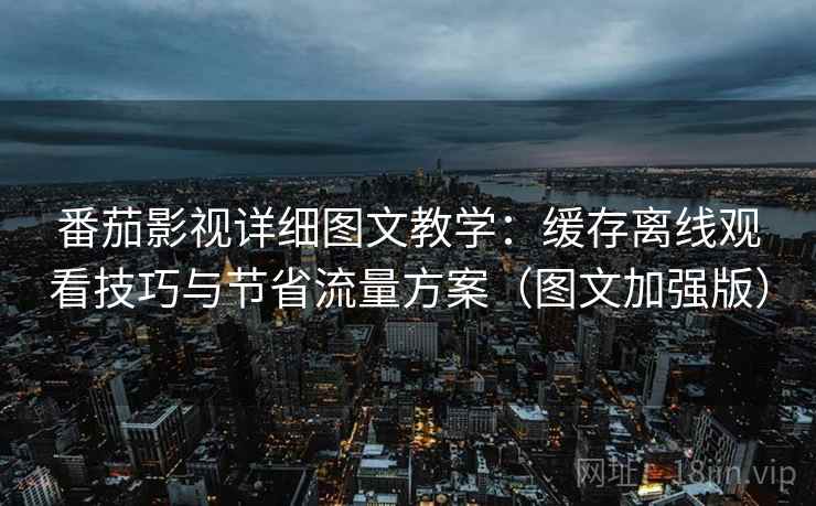 番茄影视详细图文教学:缓存离线观看技巧与节省流量方案(图文加强版) 番茄影视详细图文教学:缓存离线观看技巧与节省流量方案(图文加强版)